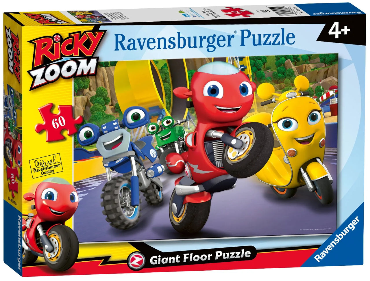Ravensburger Ricky Zoom, 60Pc Giant Floor Jigsaw Puzzle
