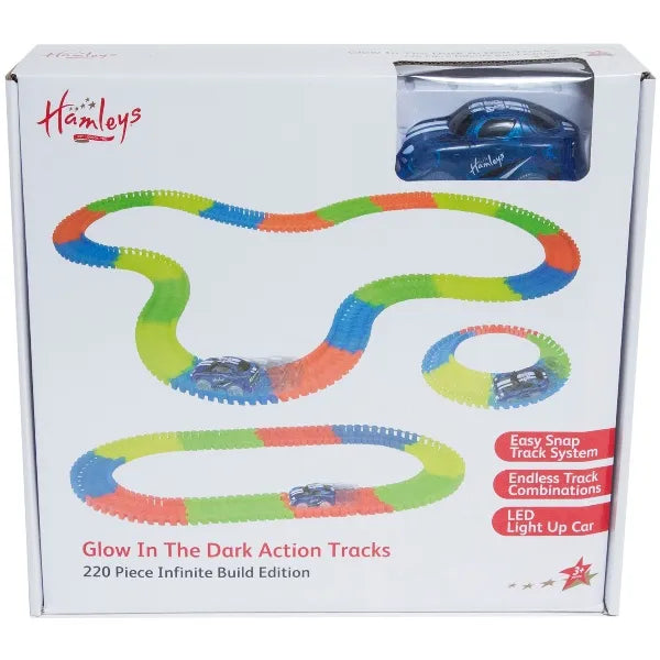 Hamleys® Glow In Dark Amazing Action Trax 220 Pcs