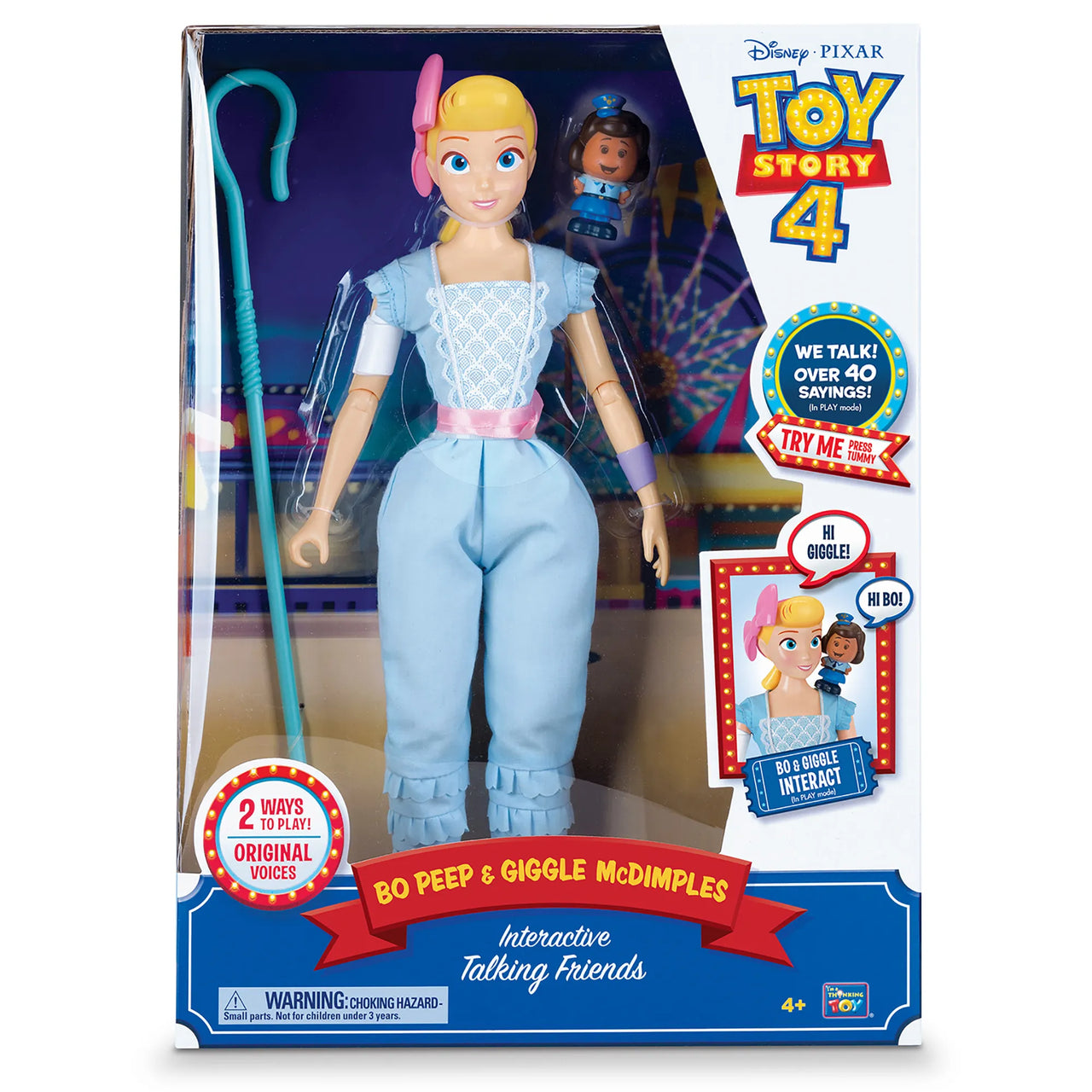 Toy Story 4 Interactive Bo Peep and Giggles Talking Friends