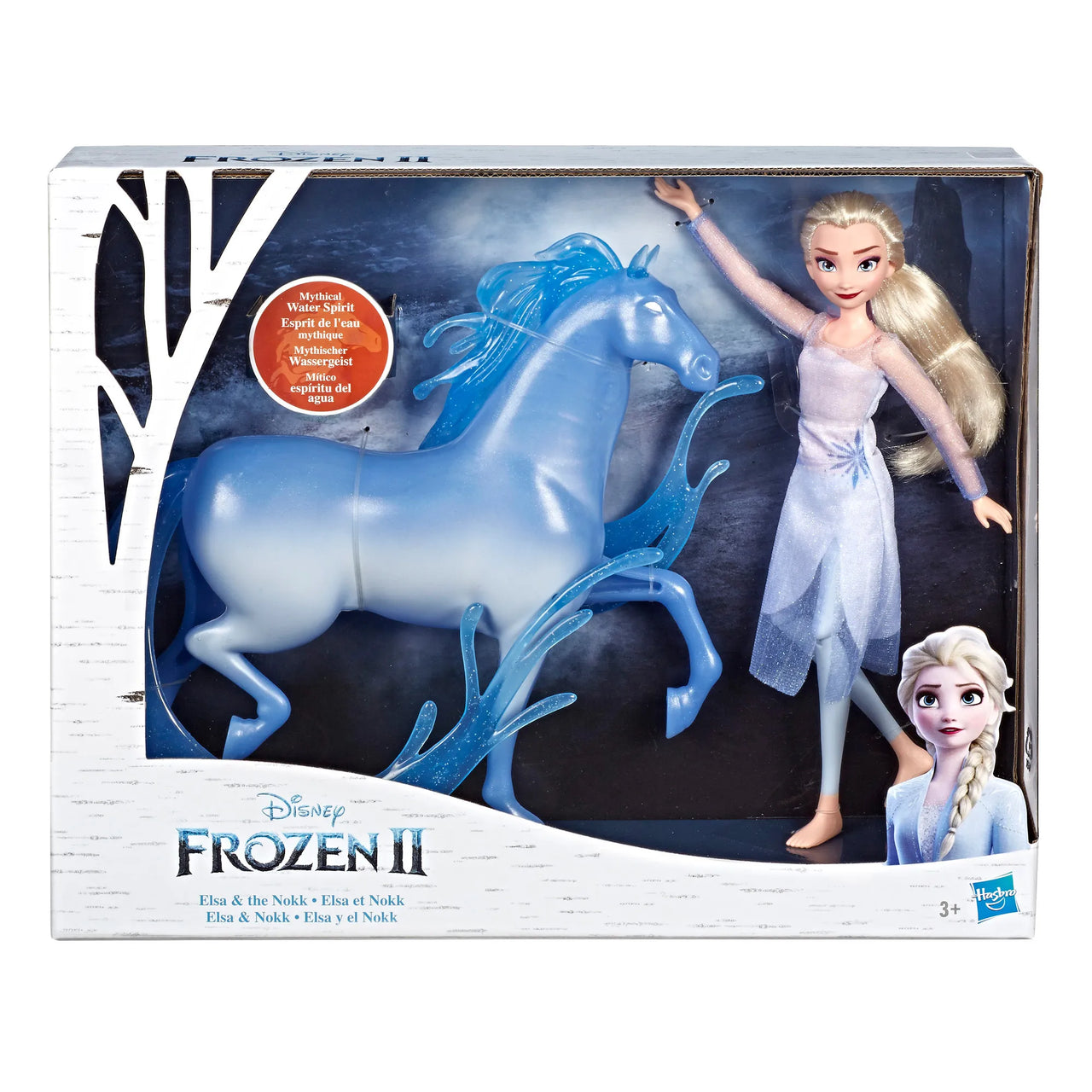 Disney Frozen 2 Elsa Fashion Doll and Nokk Figure Inspired b