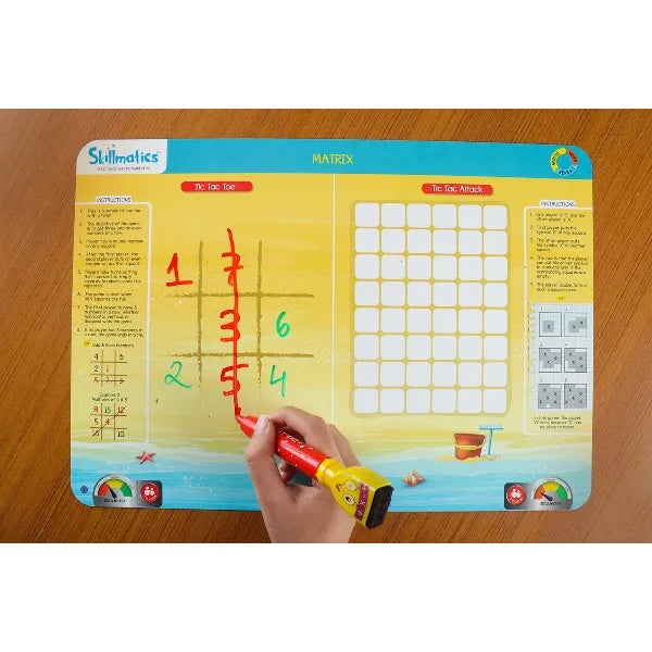Skill Games - Erasable and Reusable Activity Mats