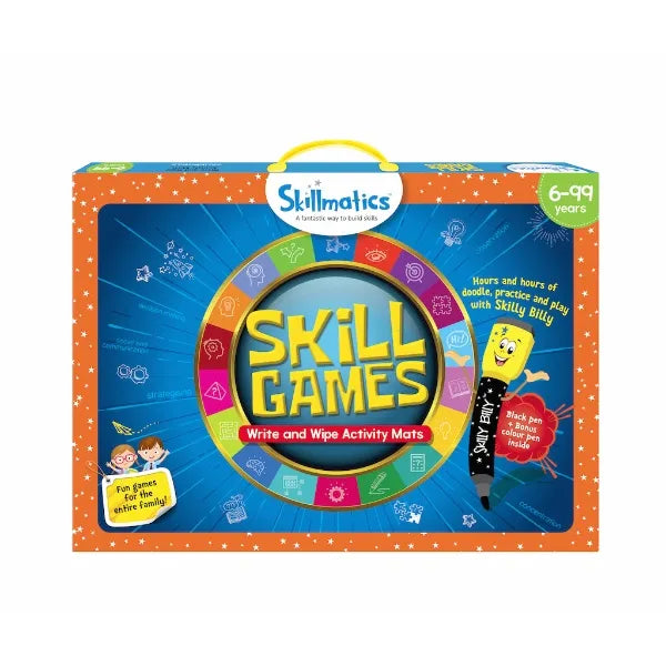 Skill Games - Erasable and Reusable Activity Mats