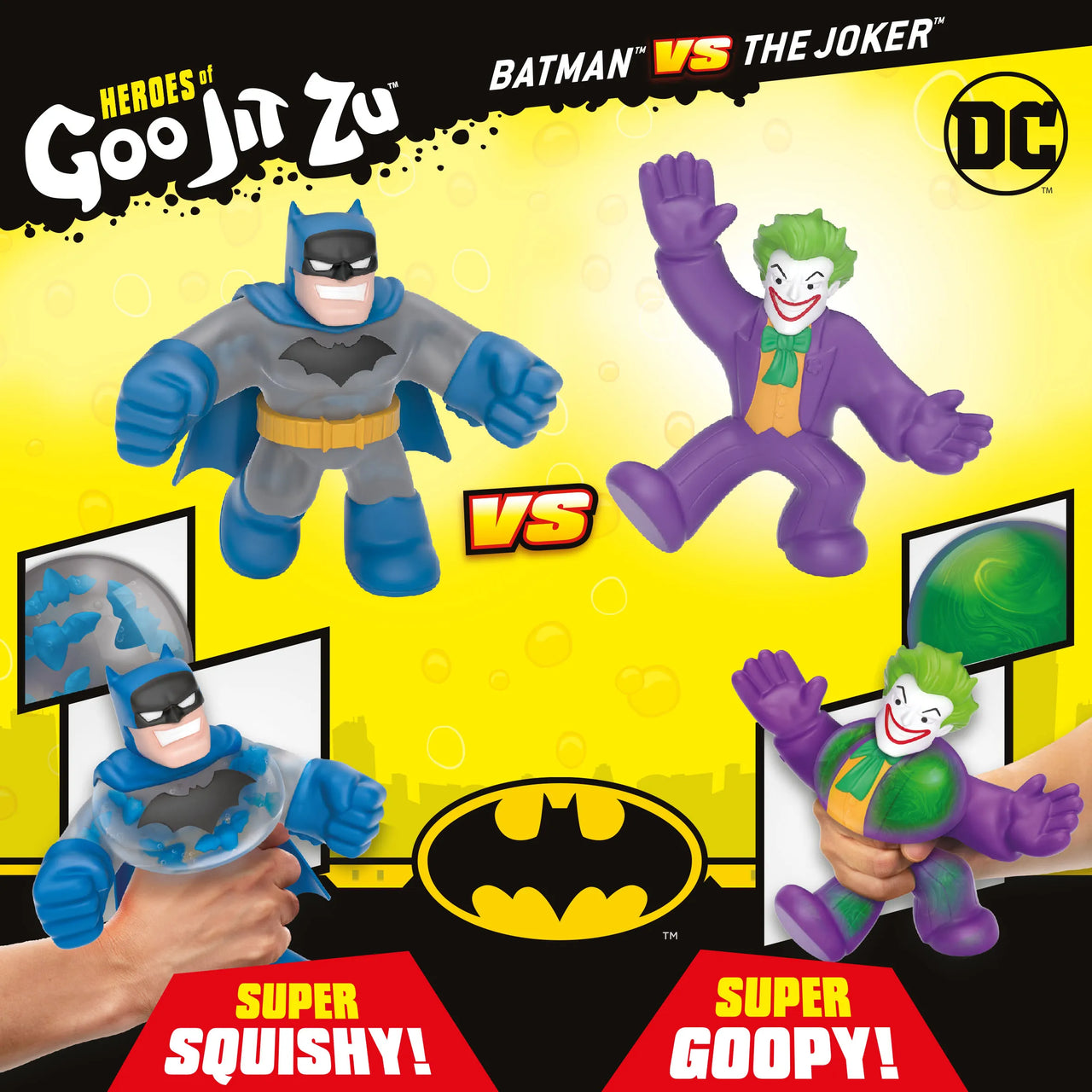 Heroes Of Goo Jit Zu DC Versus Pack - Batman Vs Joker