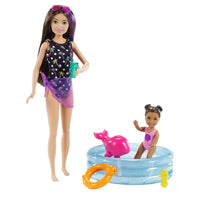 Barbie Skipper Babysitter Playset - Pool & Toddler