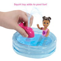 Barbie Skipper Babysitter Playset - Pool & Toddler